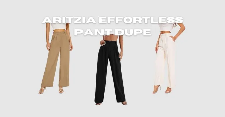 aritzia effortless pant dupe