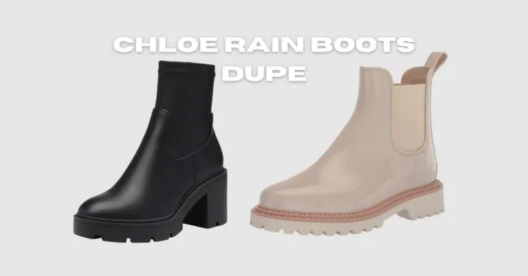 Chloe rain boots dupe