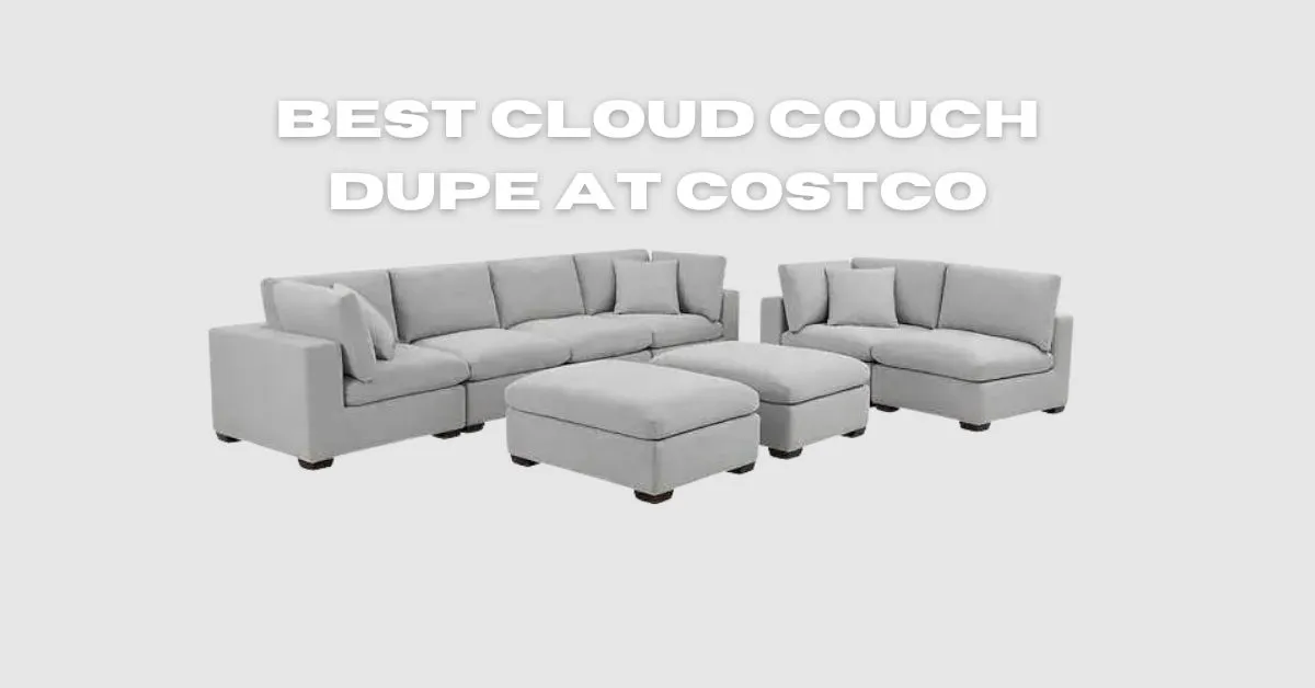 Cloud Couch dupe at Costco